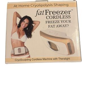 Fat Freeze Cordless Cryolipolysis Machine - White and Gold
